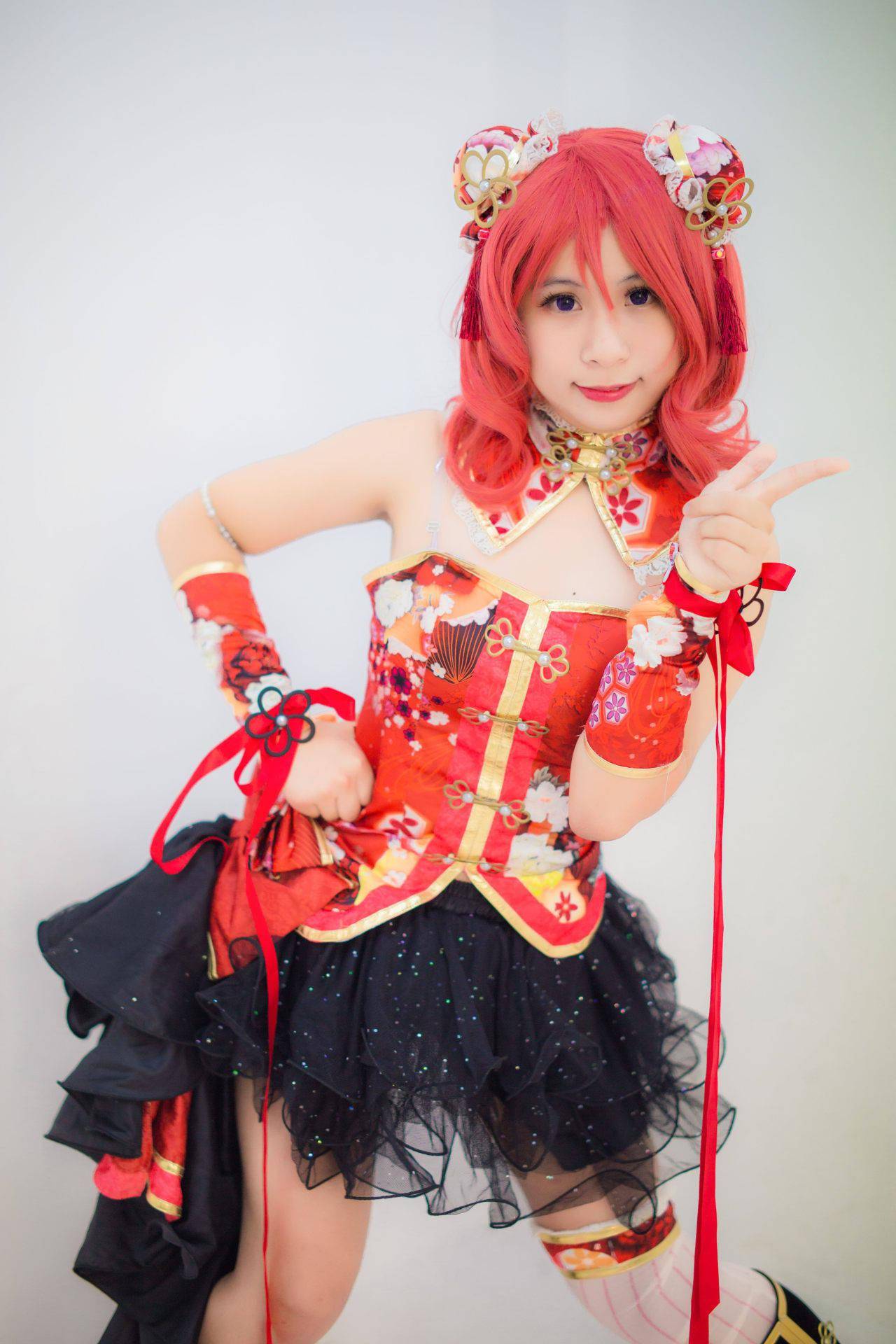 lovelive旗袍觉醒西木野真姬cosplay
