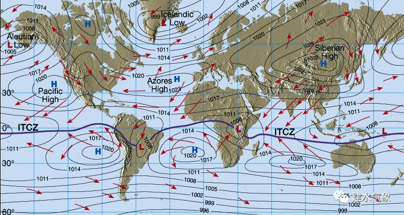 世界季风环流示意图图片