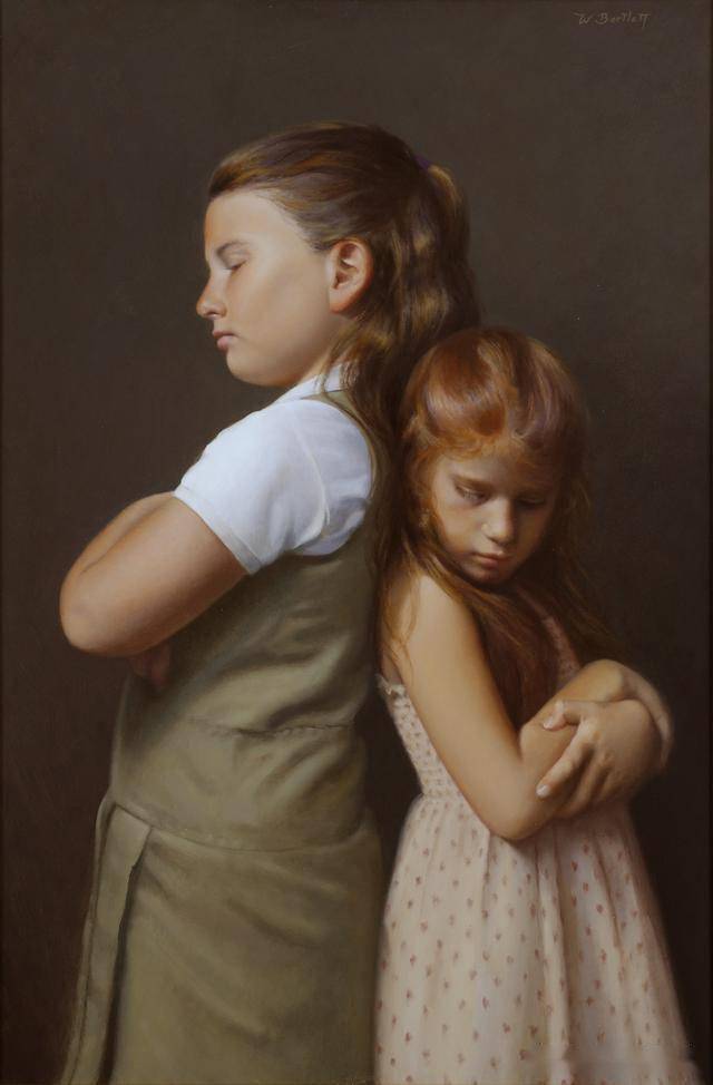 一组经典写实绘画艺术作品