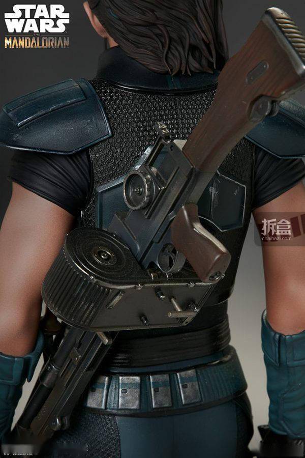 sideshow星战剧集曼达洛人caradune卡拉19寸雕像