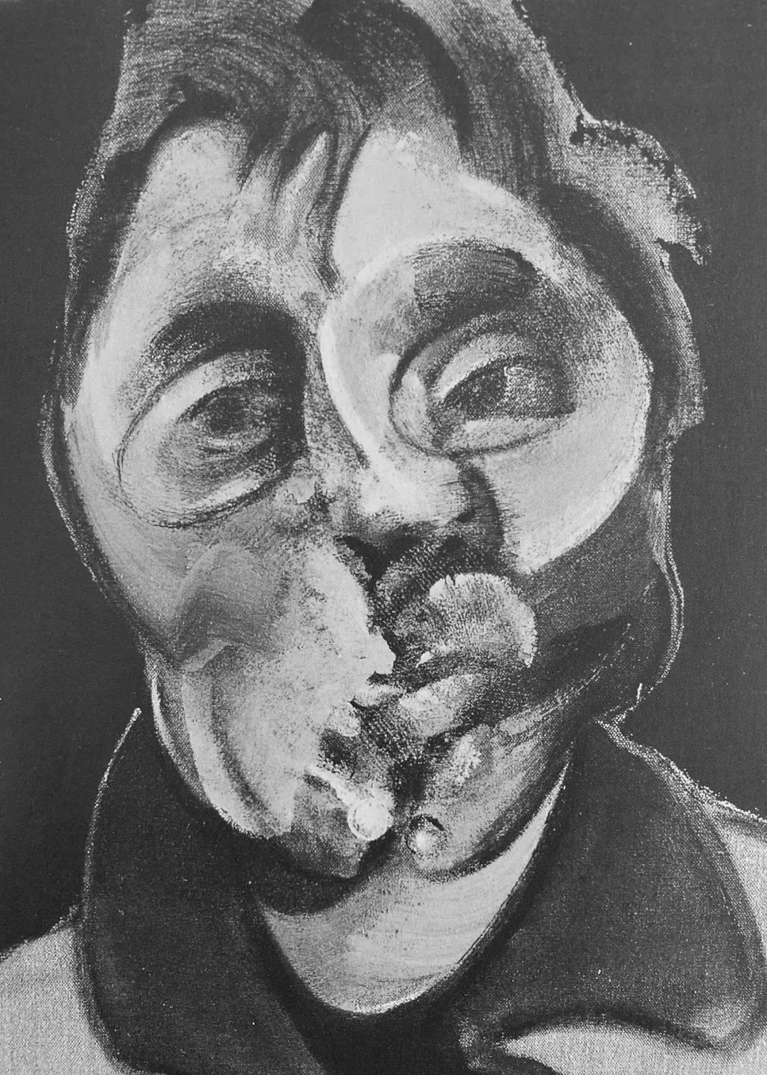 培根自画像朱新建用的是东方的水墨,弗洛伊德是西方的油画,那相机能否