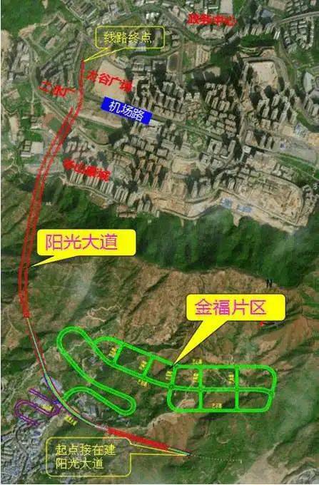 阳光大道南延线片区综合开发项目正式开工建设