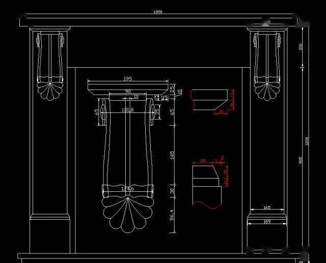 石材壁炉设计参考cad版