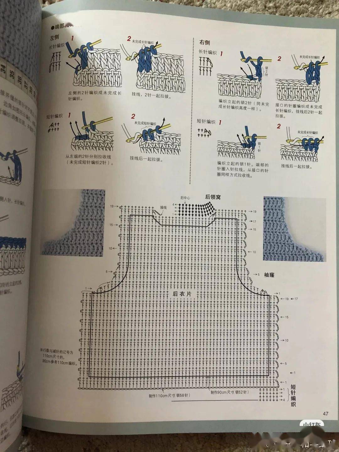 儿童织马甲教程与图解图片