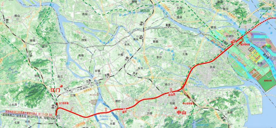 官宣同意启动深茂铁路深茂铁路站场建设广州地铁18号线中山段或向西