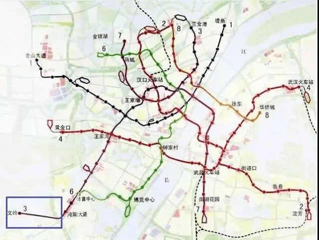 武漢地鐵集團近期回覆表示,在第四期建設規劃調整申報方案中已經重點