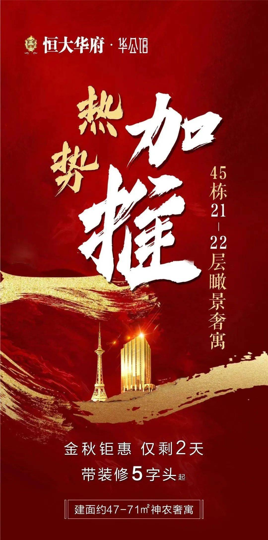 恒大华府·华公馆| 45#21-22层瞰景美寓,热势加推!_手机搜狐网