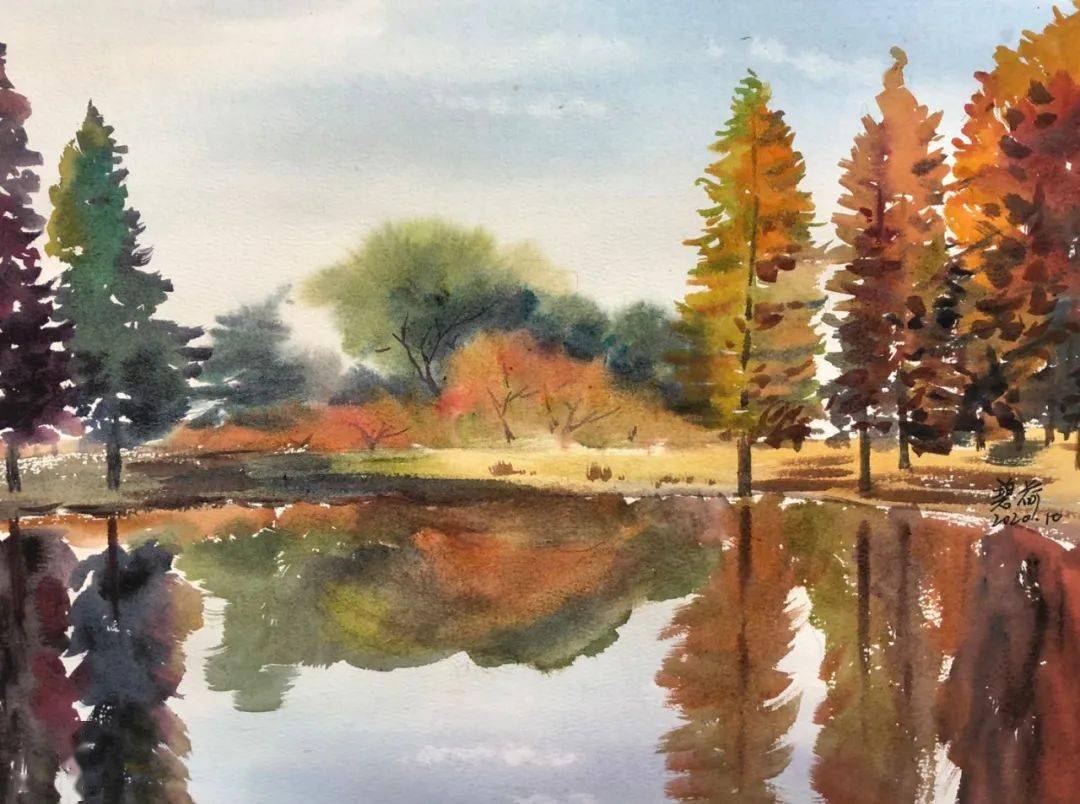 路上的风景武汉东湖写生画展