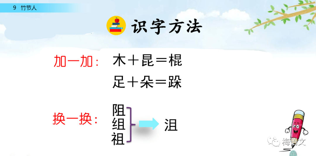 課文解讀統編語文六年級上冊第9課竹節人1103圖文講解微課視頻知識點