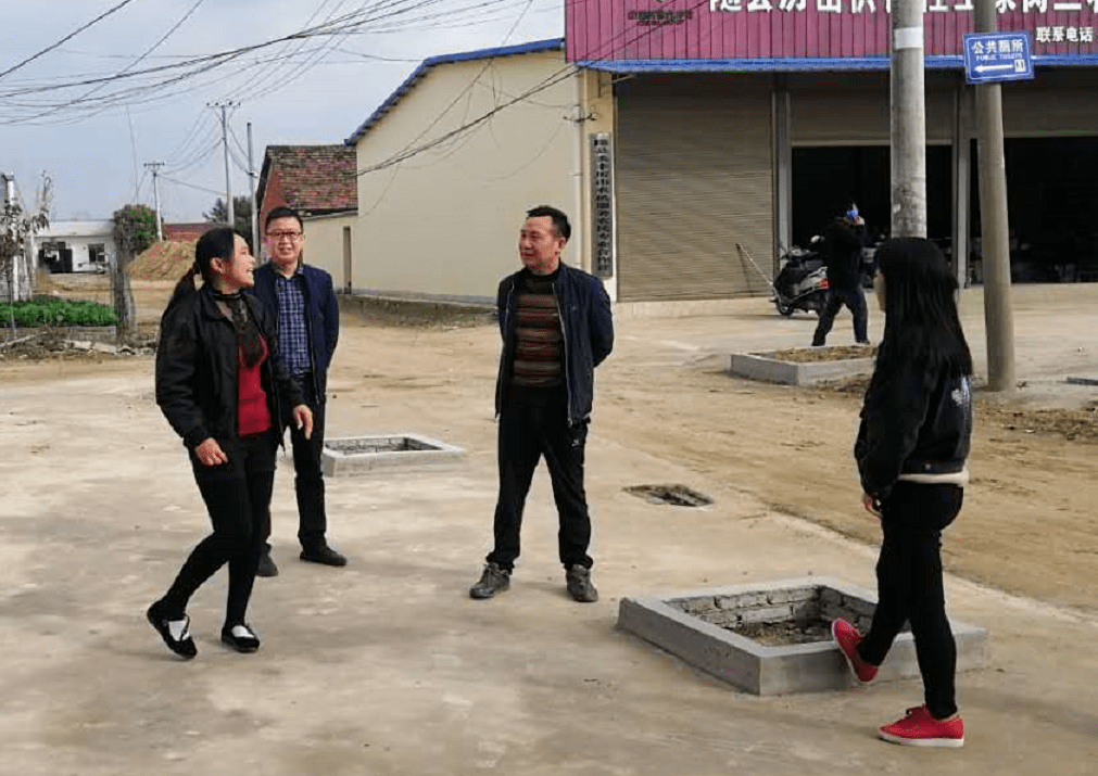 11月2日上午,副县长王笠副带领人居环境整治专班到随北片区进行督查