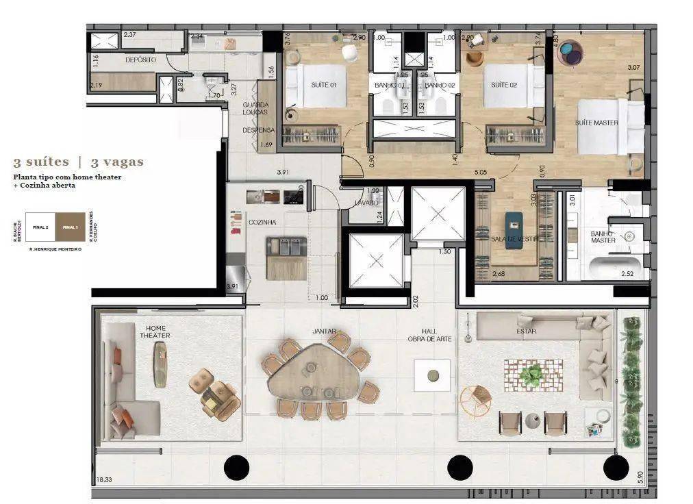 一梯两户的平层公寓楼样板房公开,自然奢华才有的高级感