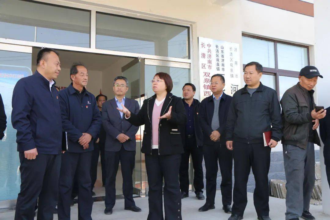 长清区挂牌督办软弱涣散村现场会在双泉镇召开