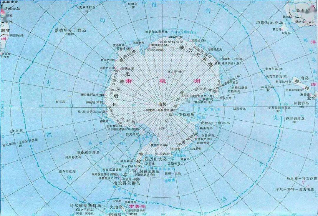 南极洲地理位置图片图片