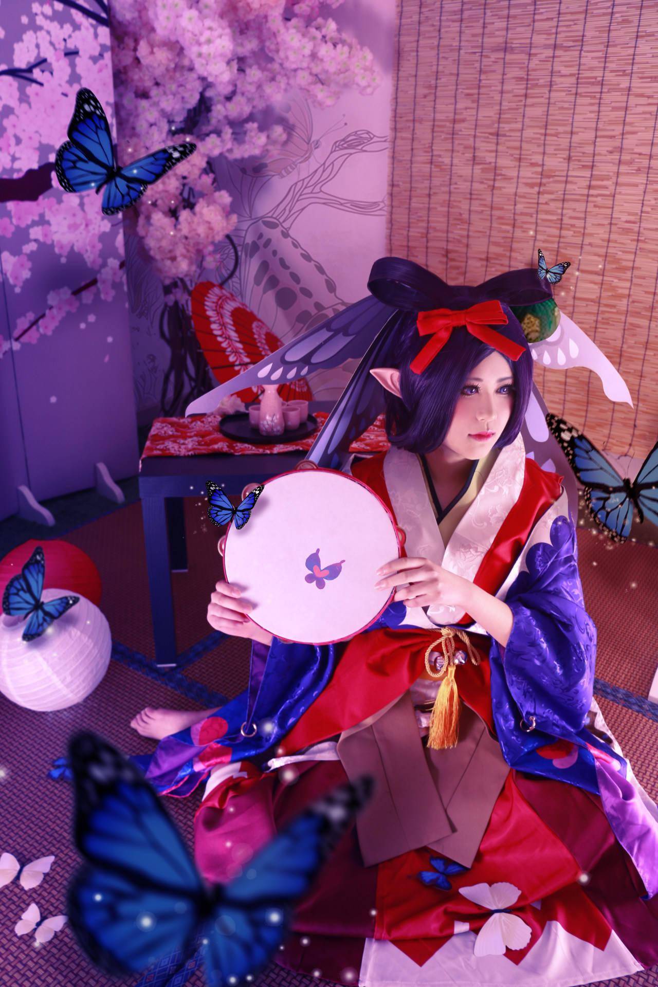 阴阳师蝴蝶精cosplay