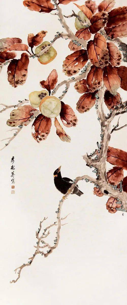 他以花鸟画名世工细而灵动栩栩如生