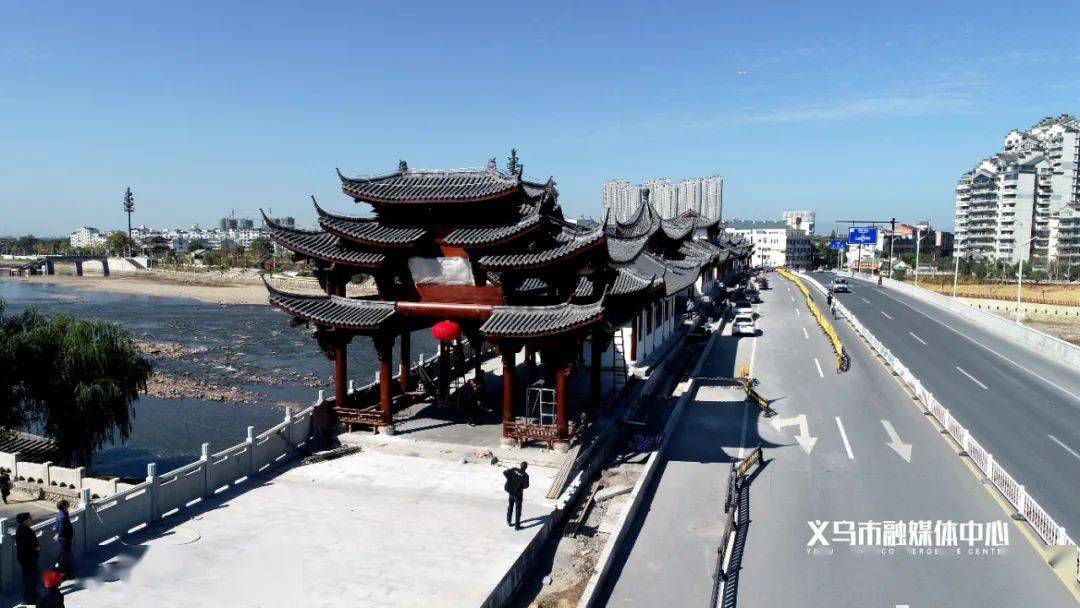 这座横跨义乌江的大桥即将整体投用!