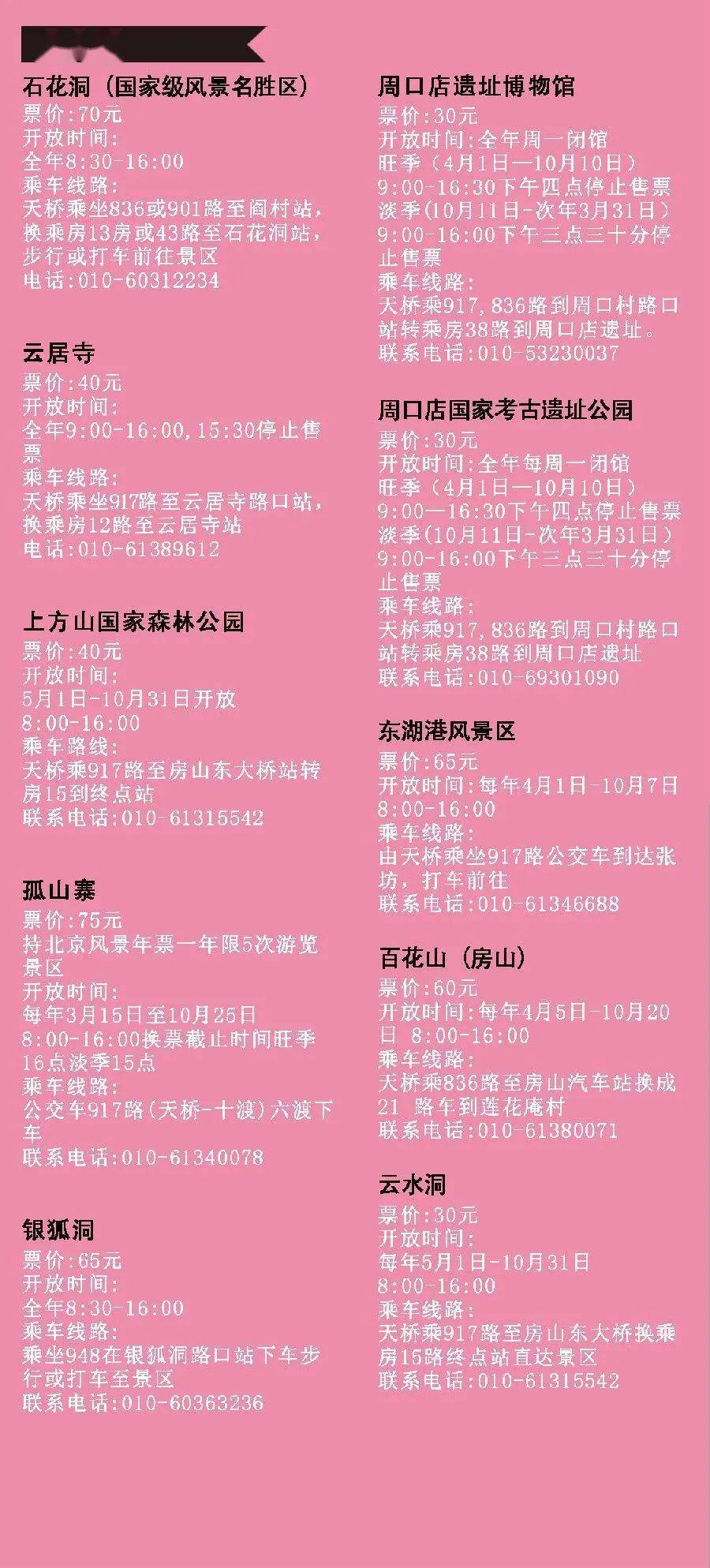 今天就给大家送上省钱秘笈 这些游玩年票你要码上78 2021北京风景