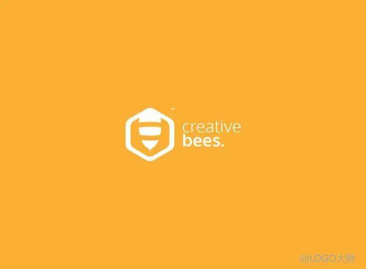 六边形元素创意logo设计欣赏!