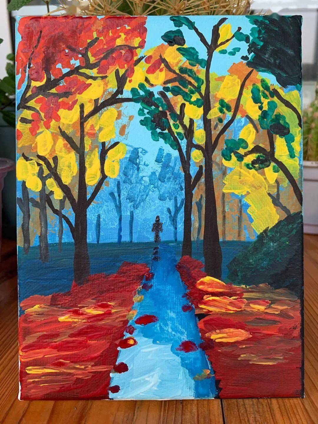 【兴趣乐学】在立冬为秋日留下最后一抹色彩——水粉风景画