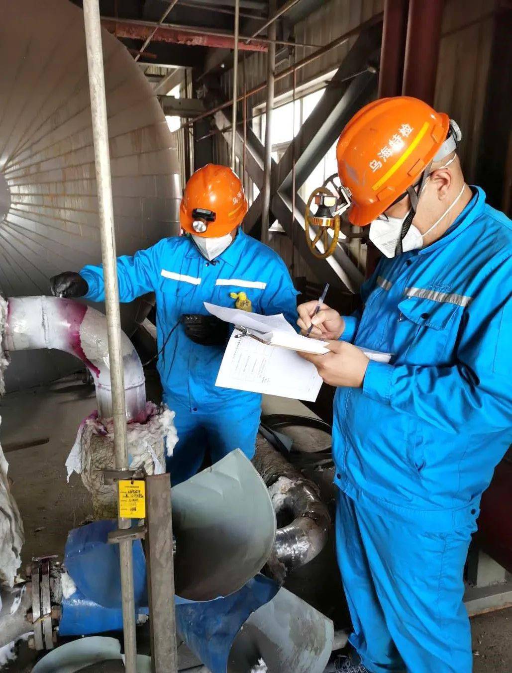 乌海市特检所严格开展压力管道定期检验,把好安全关