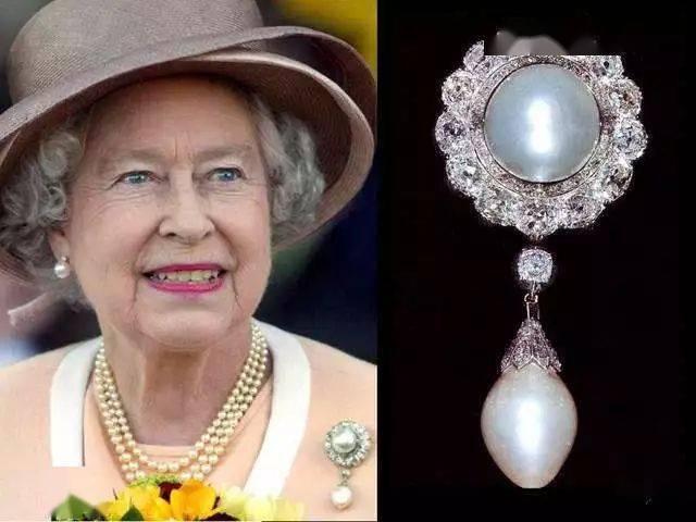 英国女王祖母绿胸针图片