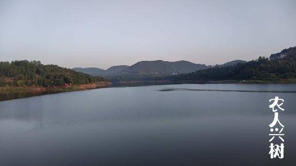 四川中江继光水库中江县第一大水库风景特别美