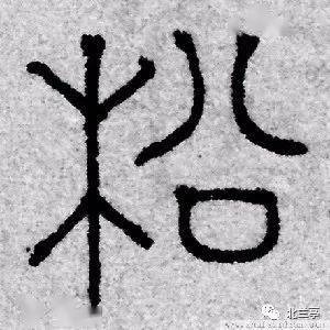 每日一字 | 松_金文