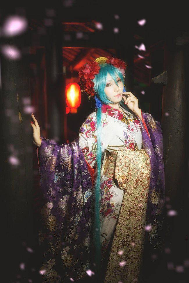 vocaloid 雨梦楼 miku cosplay