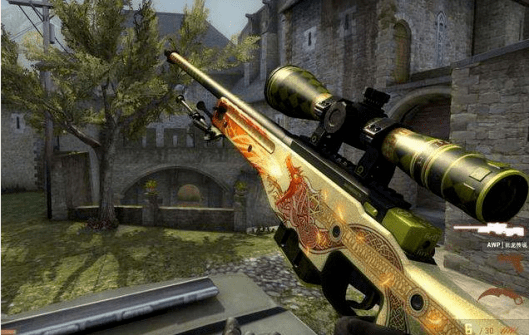 嫌你的awp不够个性不如给它换上巨龙传说吧