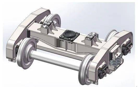 对策成效:改进钢渣车转向架结构,将轮对轴箱装置的位置由车轮内侧改为