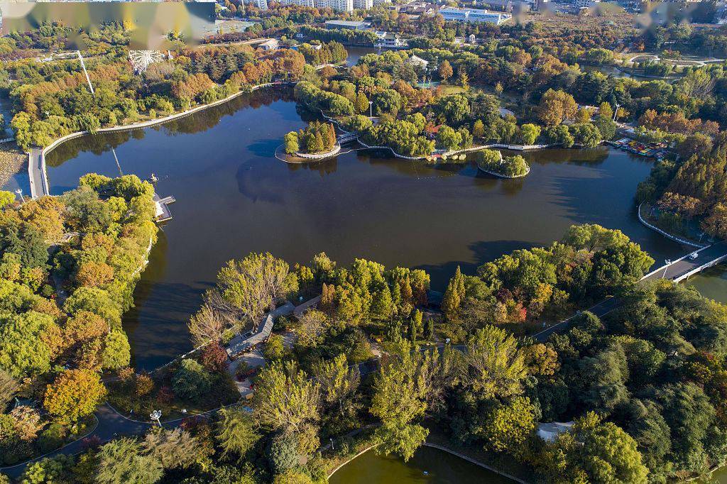 江苏淮安:初冬楚秀园景致别样美