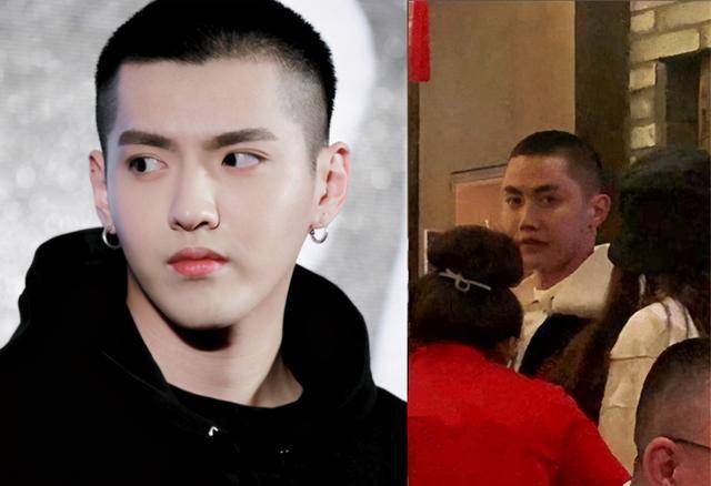 在一组照片中网友惊讶地发现,韩厚厚长相与吴亦凡神似,说不定能成为网