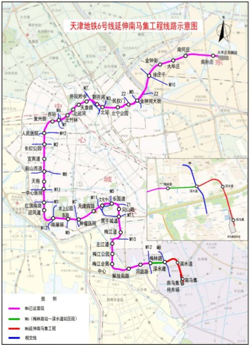 天津14号线地铁线路图图片