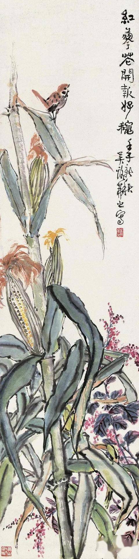 吴茀之写意花鸟画的超迈境界