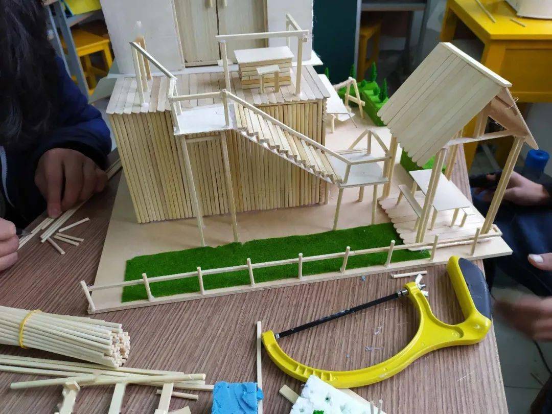 建工学院建筑模型大赛快来有人在展现模力