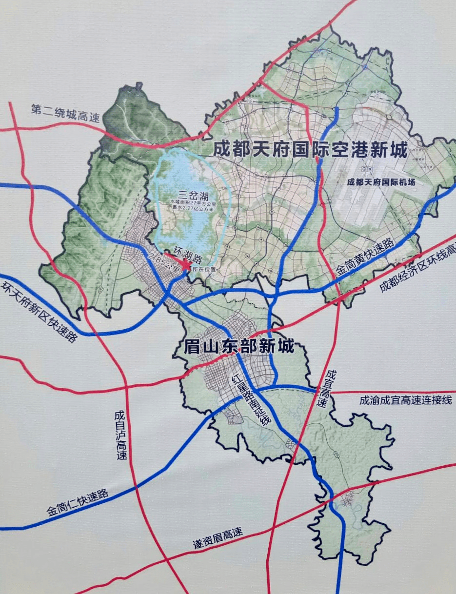 四川眉山新区规划图图片