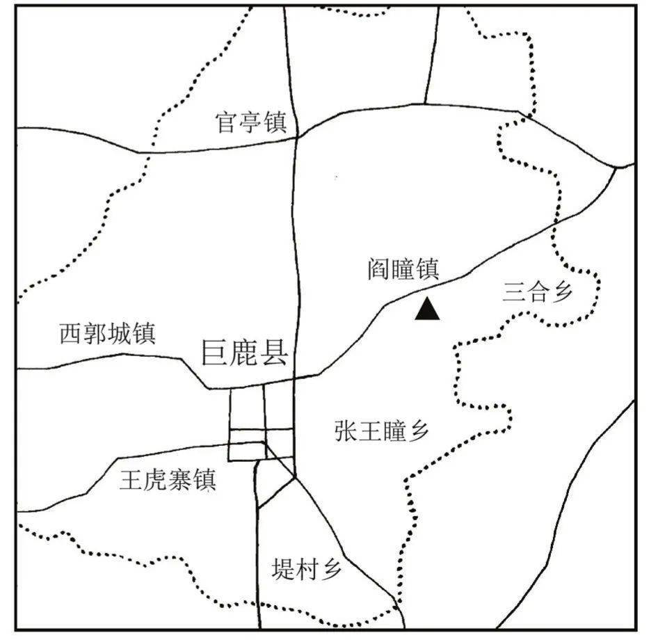 巨鹿县乡镇地图图片