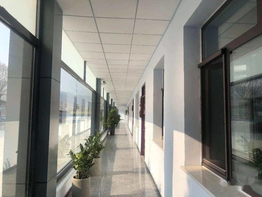 干净整洁的办公环境,清新雅致的走廊,极大激励了干部的工作热情.