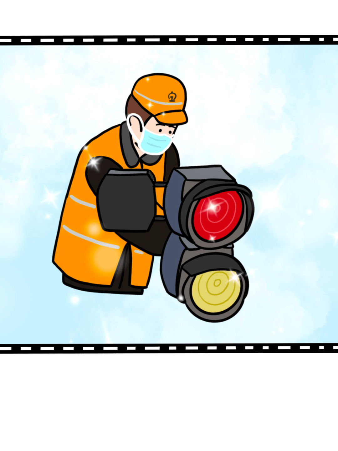 铁路职工冬季通勤日常欢迎对号入座