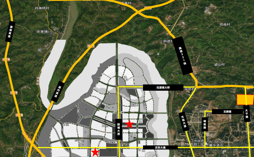 内江邓家坝片区规划图图片