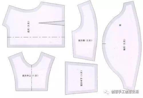 娃娃蓬蓬连衣裙制作教程娃衣纸样