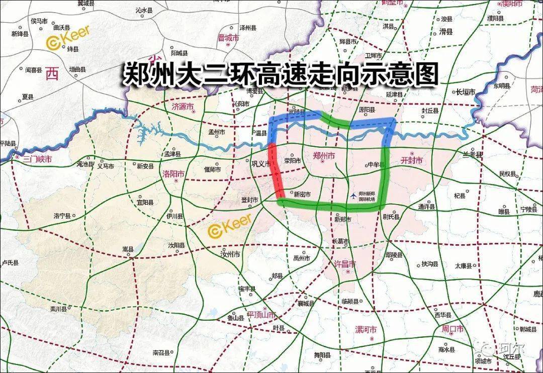 郑州至西峡高速规划图图片