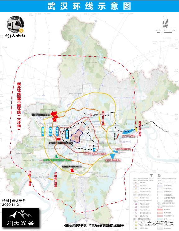 武汉新二环规划图图片