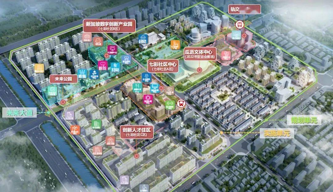 在杭州首个官宣的未来社区试点让瓜沥成为网红之地