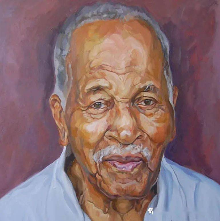 大众艺术网最近系列90至100岁老人的肖像美国现代肖像女画家珍妮