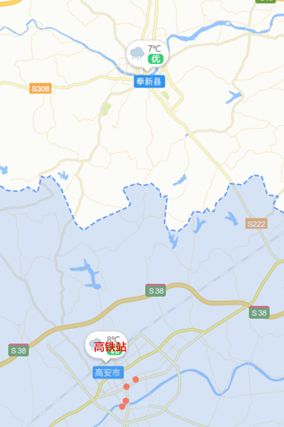 江西省奉新县乡镇地图图片
