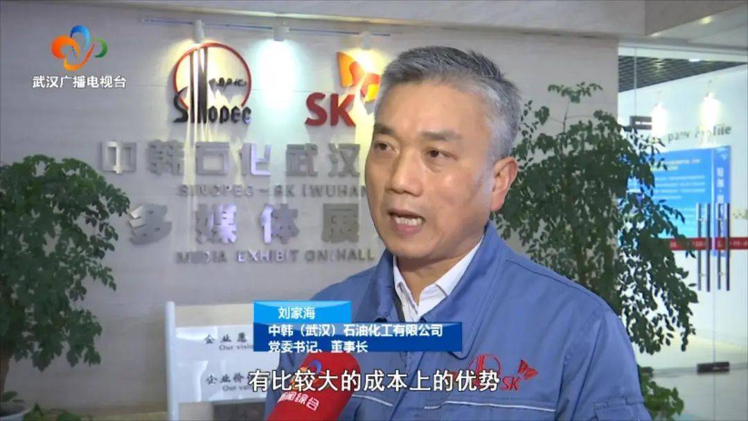 中韩(武汉)石油化工有限公司党委书记,董事长 刘家海"首先它是一个