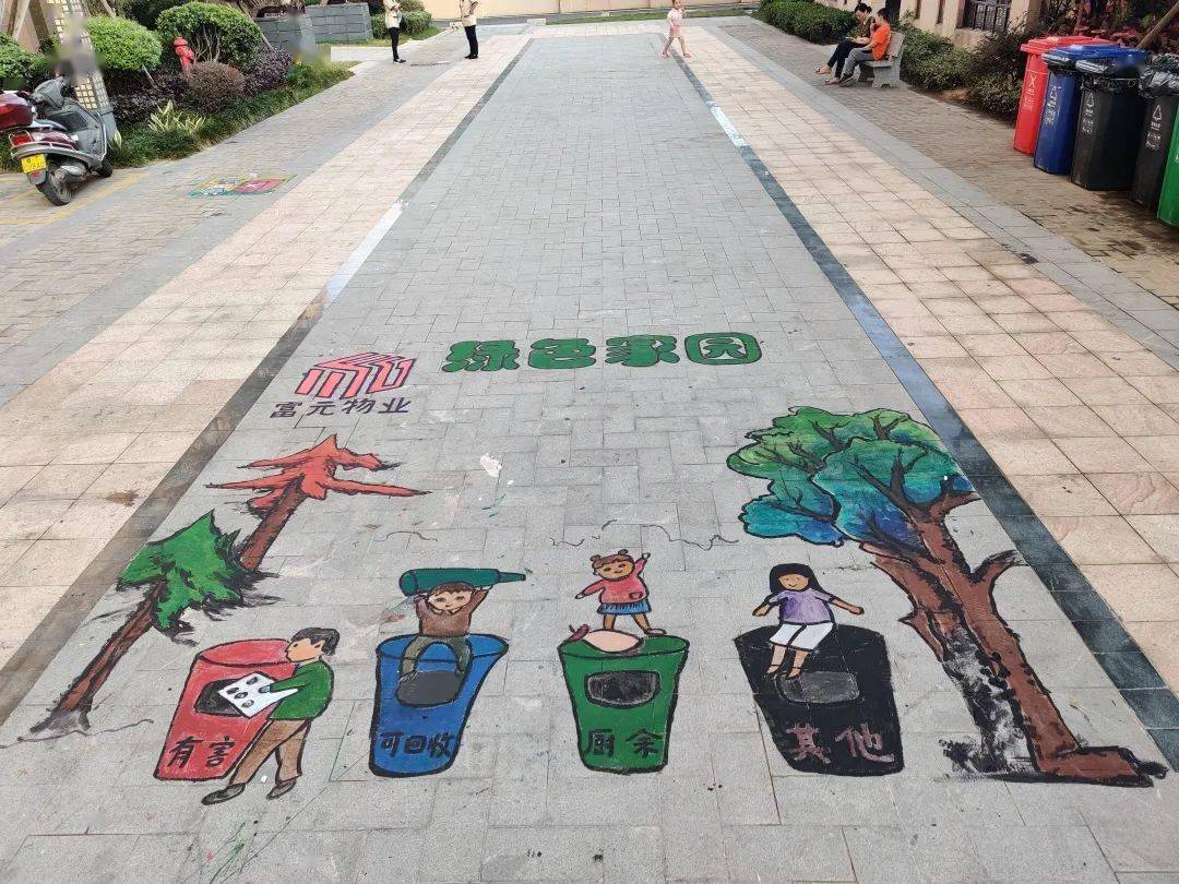 亲子来涂鸦环境再美化横栏举办美丽家庭建设之创意涂鸦垃圾分类主题