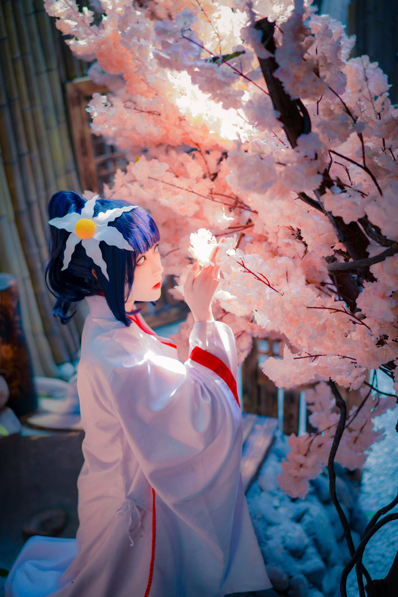 雏田白无垢cosplay