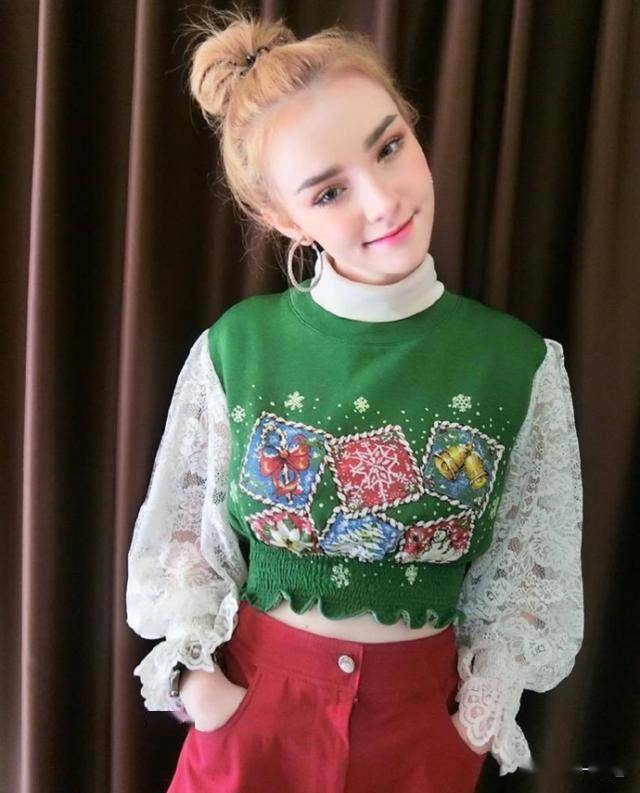 00后泰国新晋混血网红美到不像真人网友我又恋爱了